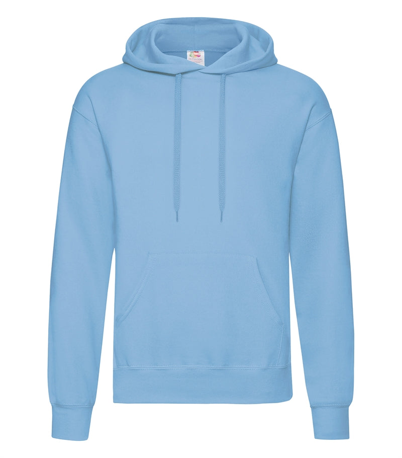 Hoodie i Lyseblå