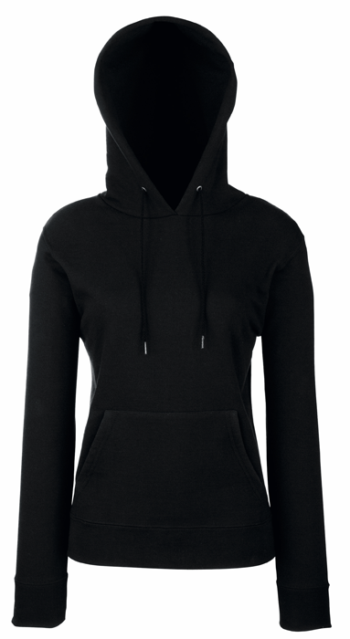 Figursyet Hoodie i Sort