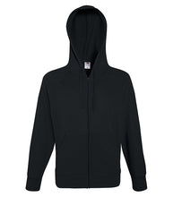 Indlæs billede til gallerivisning Zip-up hoodie i Sort
