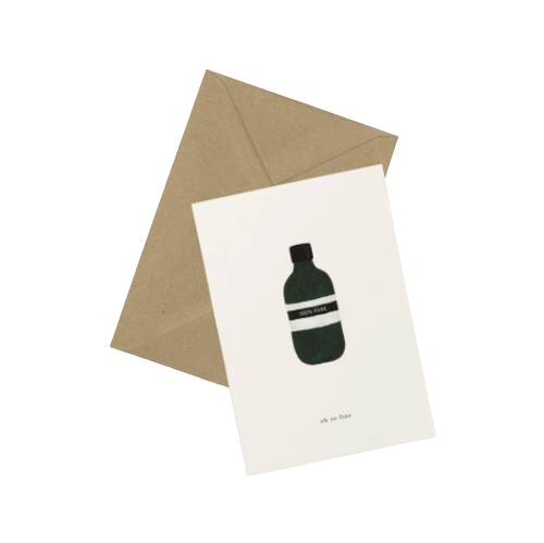 Greeting Card / Bottle 