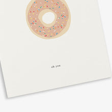 Indlæs billede til gallerivisning Greeting Card / Donut &quot;Oh you&quot;
