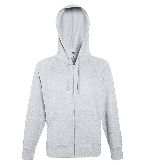 Zip-up Hoodie i Grå